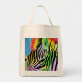 Zany Zebra Tote Bag (Voorkant)