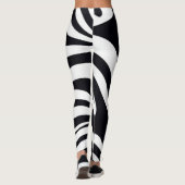 Zany Zebra Zest Leggings (Achterkant)