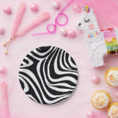Zany Zebra Zest Papieren Bordje (Feest)