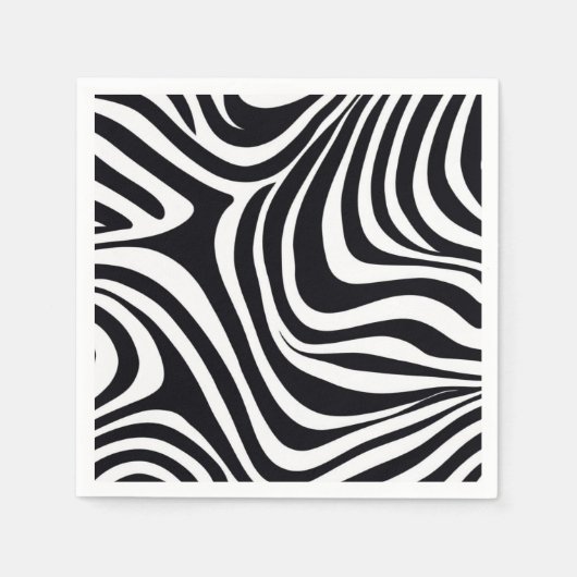 Zany Zebra Zest Servet (Voorkant)