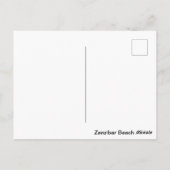 Zanzibar , Africa Briefkaart (Achterkant)