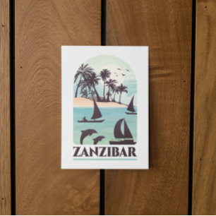 Zanzibar Africa  Briefkaart