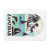 Zanzibar Africa  Photo Magnet Magneet (Horizontaal)