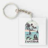 Zanzibar Africa  Sleutelhanger (voorkant)