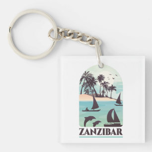 Zanzibar Africa Sleutelhanger