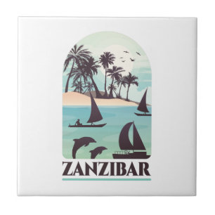 Zanzibar Africa Tegeltje
