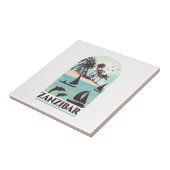 Zanzibar Africa  Tegeltje (Zijkant)