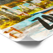 Zanzibar Africa Vintage Reisillustratie Poster (Hoek)