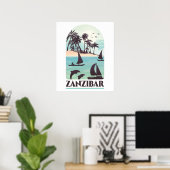 Zanzibar Africa  Wall Art Poster (Thuiskantoor)