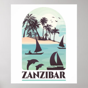 Zanzibar Africa  Wall Art Poster