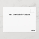 Zanzibar Africa Waterverf Briefkaart (Achterkant)