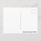 Zanzibar, Afrika Briefkaart (Achterkant)