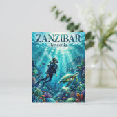 Zanzibar-archipel Tanzania Briefkaart (Staand voorkant)