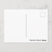 Zanzibar Beach, Afrika Briefkaart (Achterkant)