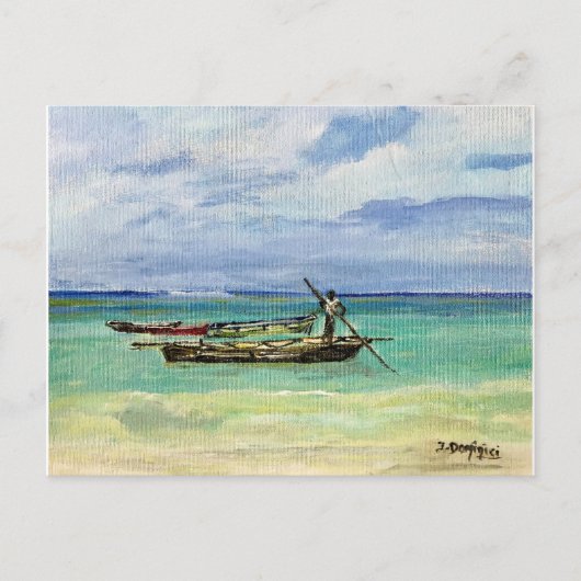 Zanzibar Beach, Briefkaart (Voorkant)