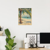 Zanzibar Breeze – Vintage East Africa  Poster (Thuiskantoor)