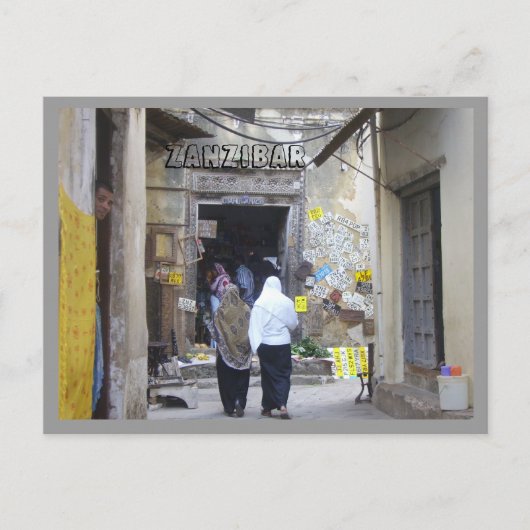 Zanzibar Briefkaart (Voorkant)