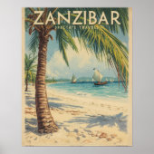 Zanzibar Bries – Oude Oost-Afrika Poster (Voorkant)