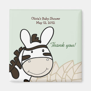 ZANZIBAR CREW (Oerwoud Zebra) Favor Magnet