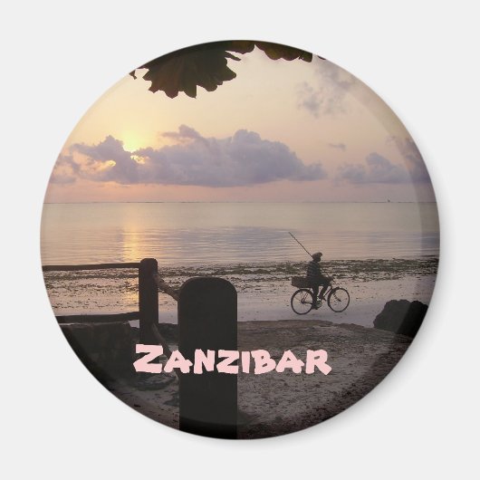 Zanzibar dageraad magneet (Voorkant)