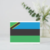 Zanzibar Flag Briefkaart (Staand voorkant)