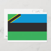 Zanzibar Flag Briefkaart (Voorkant / Achterkant)