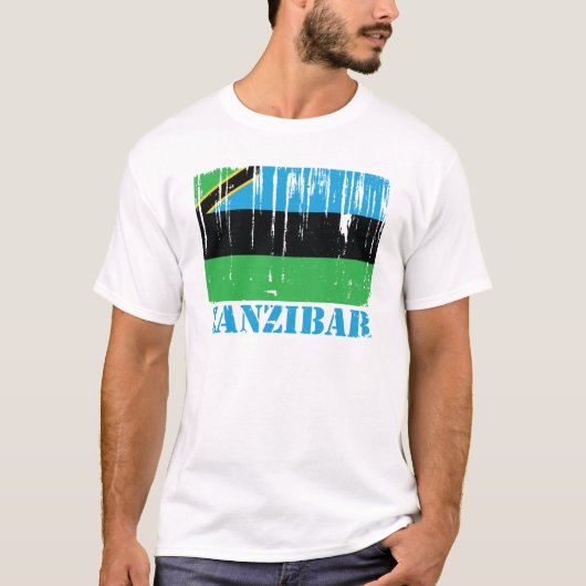 Zanzibar Flag T-shirt (Voorkant)