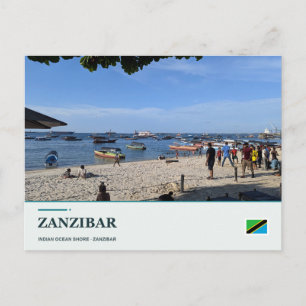 Zanzibar Indische Oceaan Kust Briefkaart