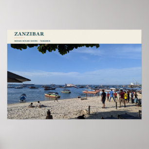 Zanzibar Indische Oceaan Kust Poster