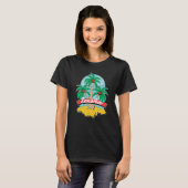 Zanzibar Palm Beach Surfing Souvenir Beach Vacatio T-shirt (Voorkant volledig)