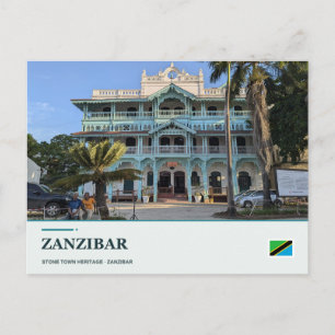 Zanzibar Stone Town-erfgoed Briefkaart