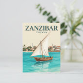 Zanzibar, Stone Town, Unguja Briefkaart (Staand voorkant)