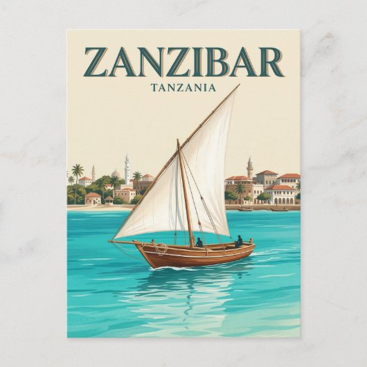 Zanzibar, Stone Town, Unguja Briefkaart (Voorkant)