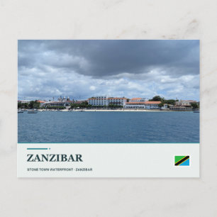 Zanzibar Stone Town Waterfront Briefkaart