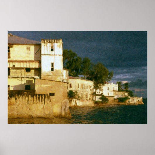 Zanzibar Storm Clouds Poster (Voorkant)