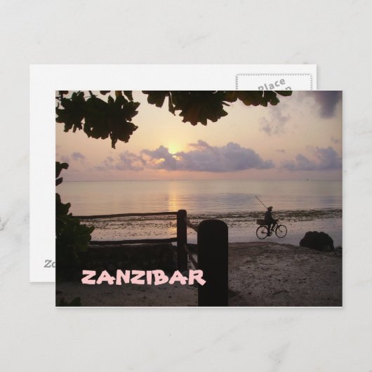 ZANZIBAR SUNRISE BRIEFKAART (Voorkant / Achterkant)