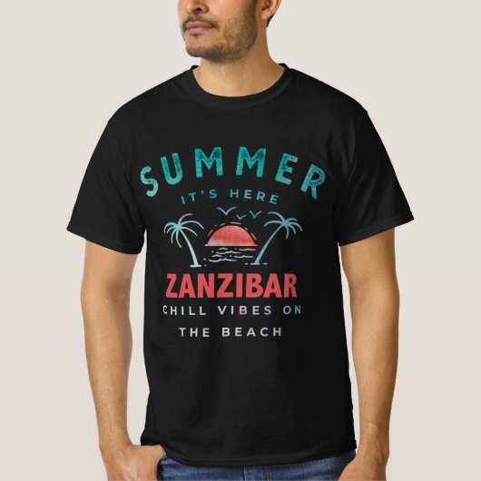 Zanzibar T-shirt (Voorkant)