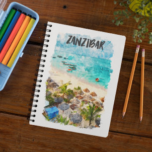 Zanzibar Tansania Vintage Travel Notitieboek