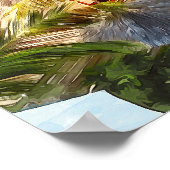 Zanzibar Tansania Vintage Travel Poster (Hoek)