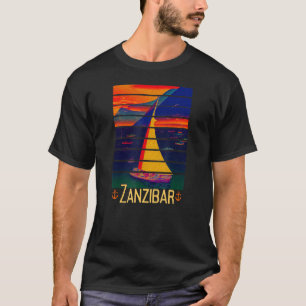 Zanzibar Tanzania Africa Sunset Sailing T-shirt