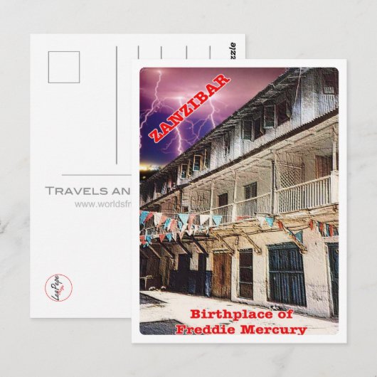 Zanzibar - Tanzania - Briefkaart (Voorkant / Achterkant)