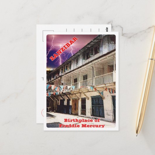 Zanzibar - Tanzania - Briefkaart (Voorkant / Achterkant in situ)