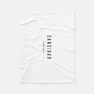 Zanzibar Tanzania Fleece Deken