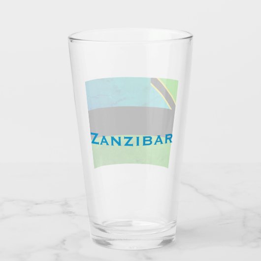 Zanzibar, Tanzania Glas (Achterkant)