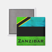 Zanzibar, Tanzania (Indische Oceaan) Magneet (Voorkant / Achterkant)