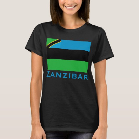Zanzibar, Tanzania (Indische Oceaan) T-shirt (Voorkant)