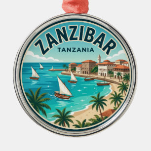 Zanzibar Tanzania Metalen Ornament