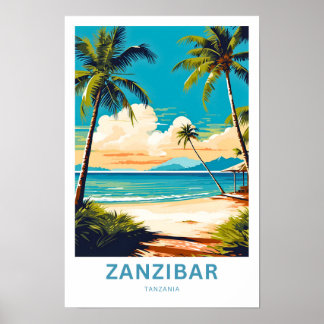Zanzibar Tanzania Reisprint Poster