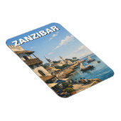 Zanzibar Tanzania Reizen Magneet (Rechterzijde)