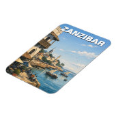 Zanzibar Tanzania Reizen Magneet (Linkerzijde)